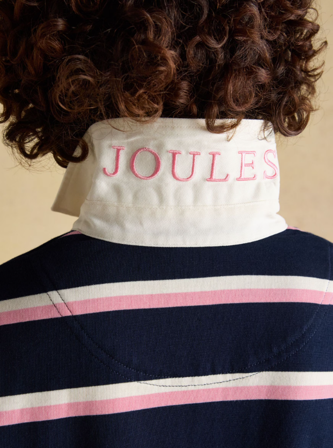 Joules Lara Rugby Shirt Navy