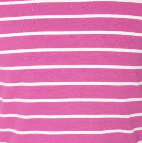 Children's Raspberry Striped Breton Top
