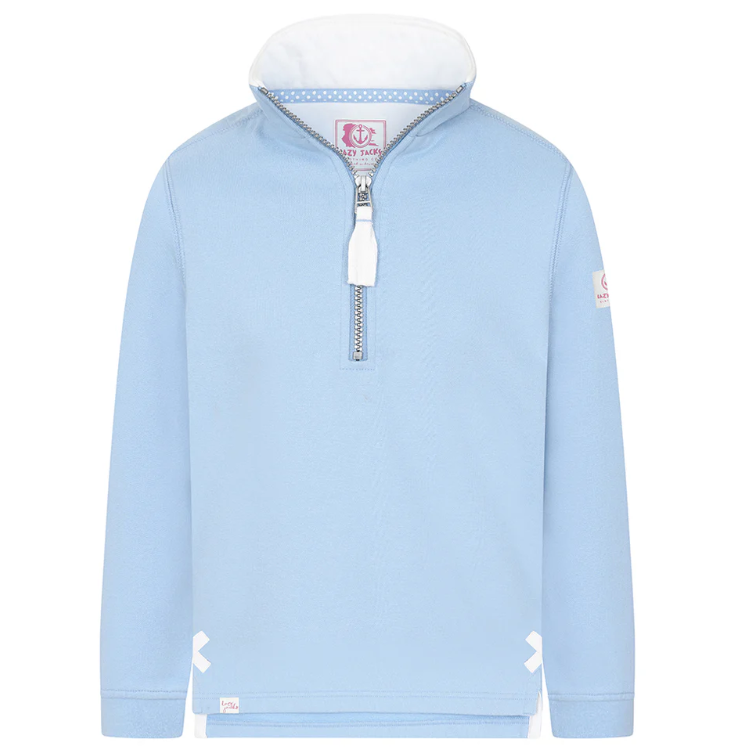 Lazy Jacks 1/4 Zip Sweatshirt Sky