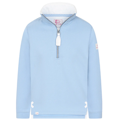 Lazy Jacks 1/4 Zip Sweatshirt Sky