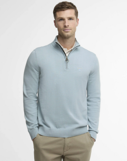 Barbour Lingwood Compact Half-Zip Jumper Slate