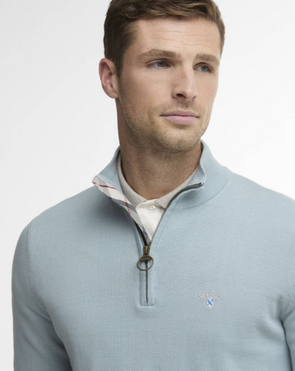 Barbour Lingwood Compact Half-Zip Jumper Slate