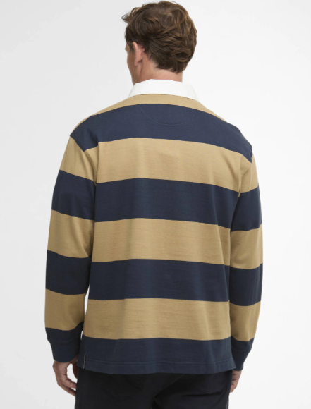 Barbour Broome Rugby Shirt Navy / Trench