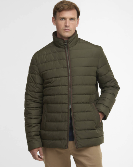 Broughton Olive Quilted Jacket