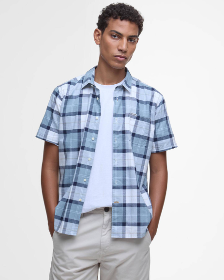 Barbour Gordon Short-Sleeved Tailored Shirt Northshore Tartan