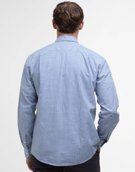 Barbour Finwell Regular Fit Long-Sleeved Shirt Sky Blue