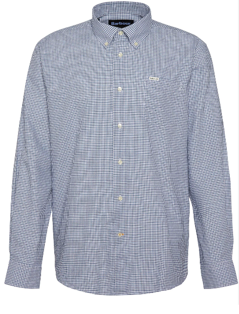Barbour Finwell Regular Fit Long-Sleeved Shirt Sky Blue