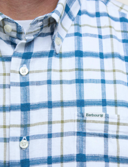 Barbour Glover Regular Fit Short-Sleeved Shirt Classic Navy