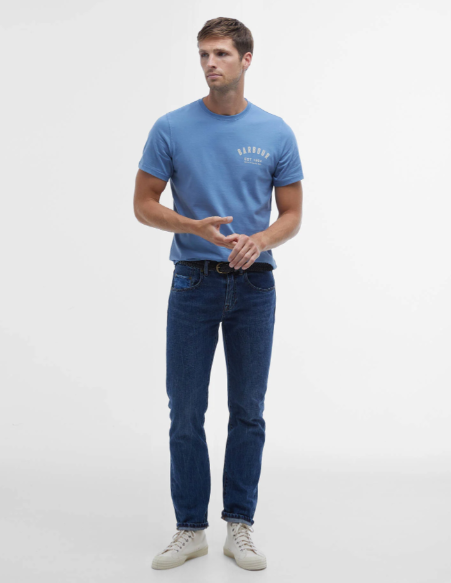 Barbour Preppy T-shirt Force Blue