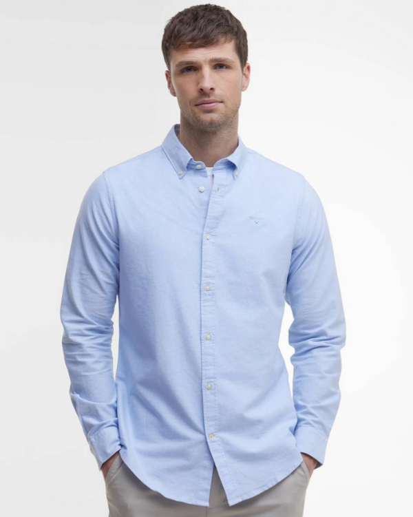 Barbour Oxtown Tailored Fit Shirt Sky Blue