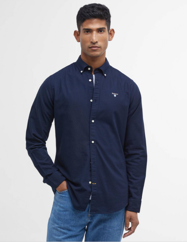 Barbour Oxtown Tailored Fit Shirt Navy