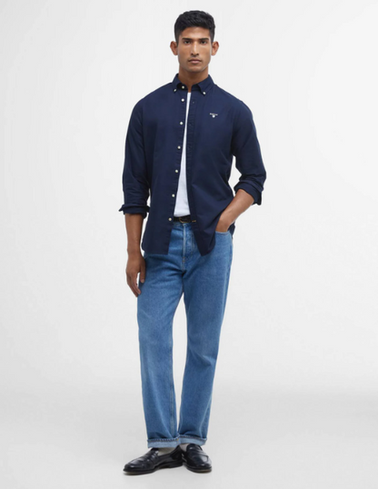 Barbour Oxtown Tailored Fit Shirt Navy