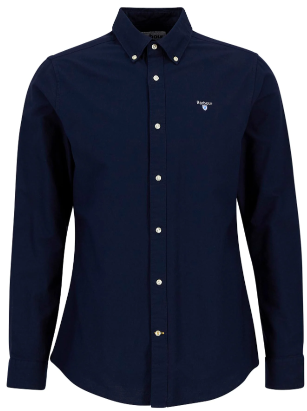Barbour Oxtown Tailored Fit Shirt Navy