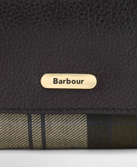 Barbour Rosa Leather French Purse Black