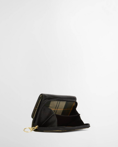 Barbour Rosa Leather French Purse Black