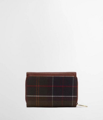 Barbour Rosa Leather French Purse Brown