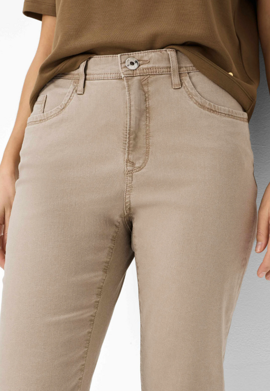 Brax Mary Jeans Mocha Brown Short Length
