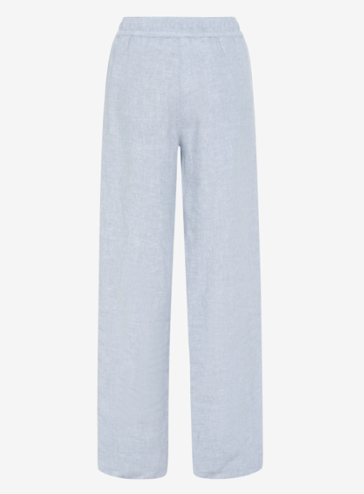 Brax Farina Linen Trousers Vintage Blue Short
