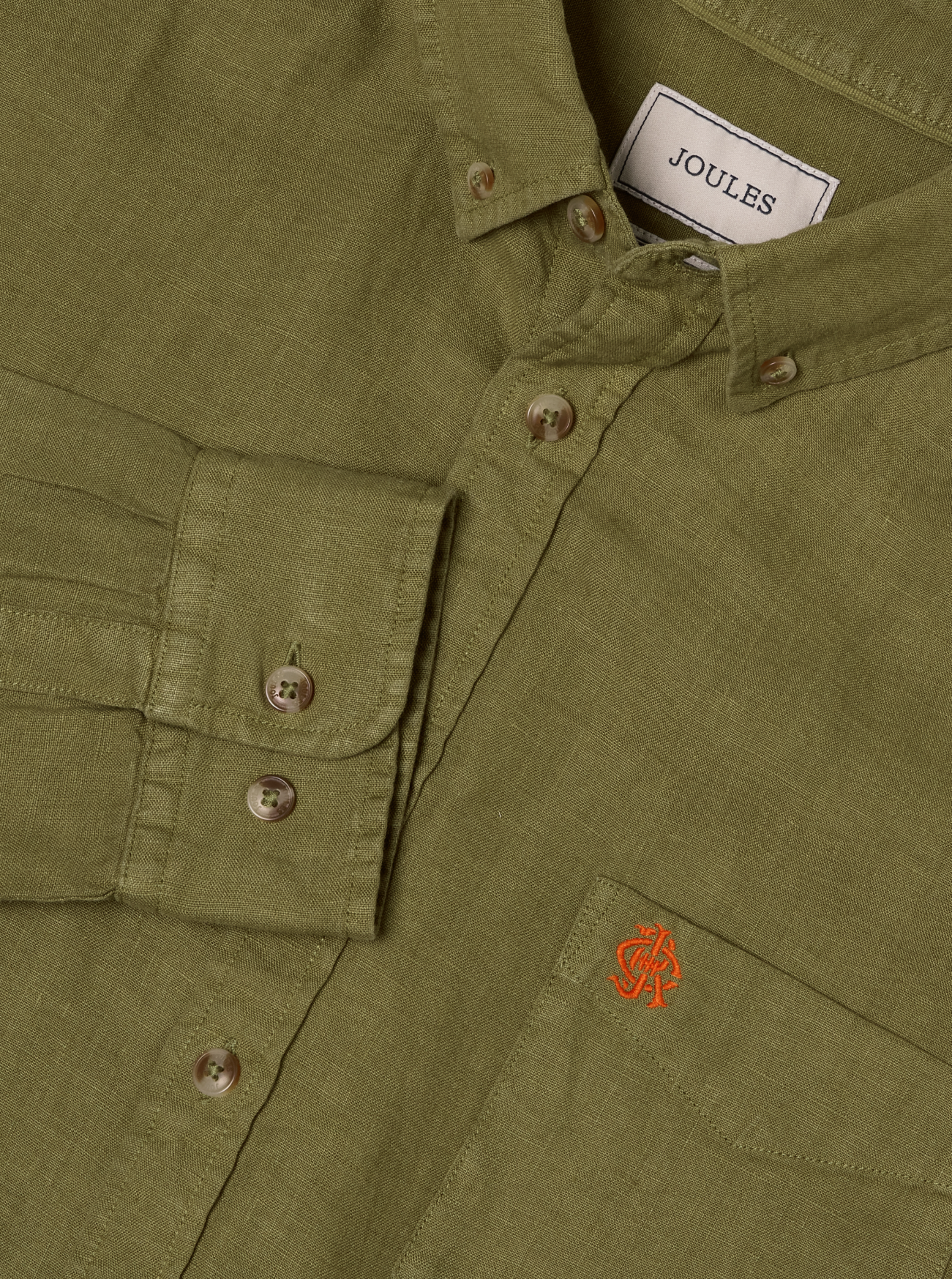 Khaki Green Classic Fit Shirt