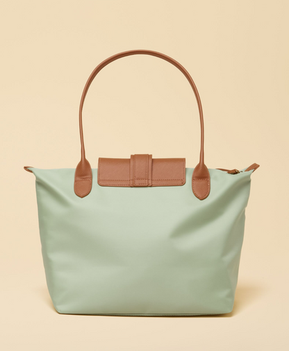 Edie Light Green Tote Shoulder Bag