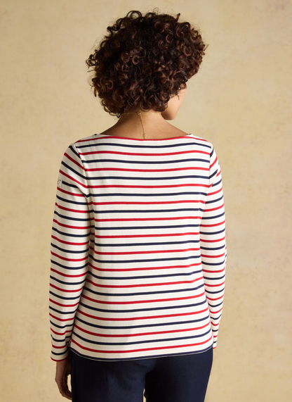 Harbour Navy / Red Stripe Breton Top