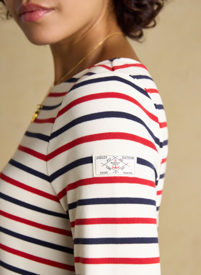 Harbour Navy / Red Stripe Breton Top