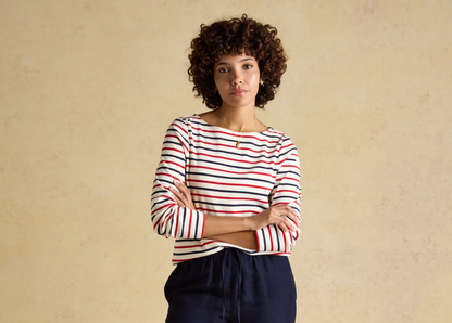 Harbour Navy / Red Stripe Breton Top