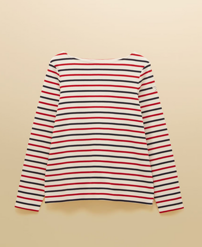 Harbour Navy / Red Stripe Breton Top