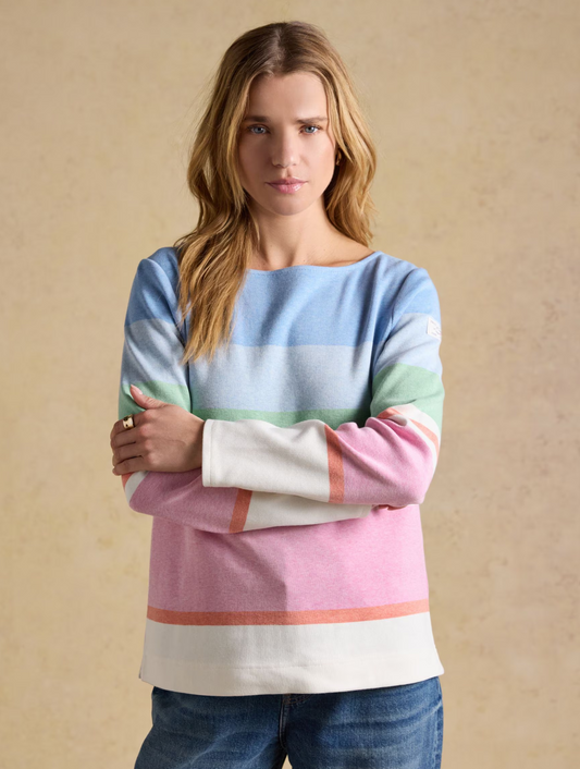 Harbour Multi Stripe Breton Top