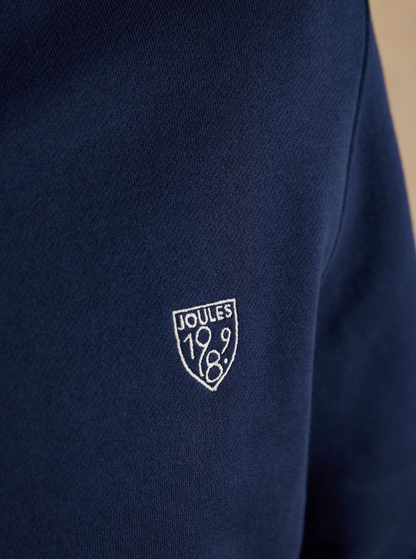 Joules Zip Through Track Sweatshirt Navy