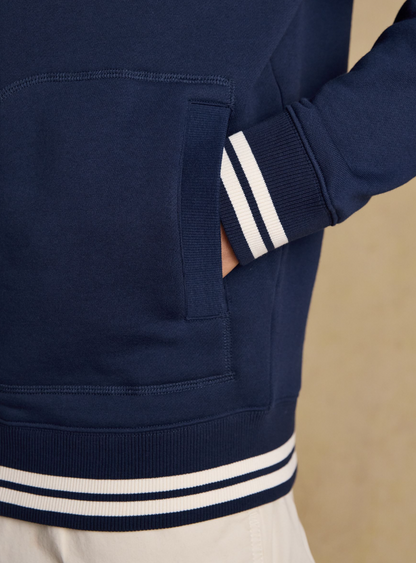 Joules Zip Through Track Sweatshirt Navy