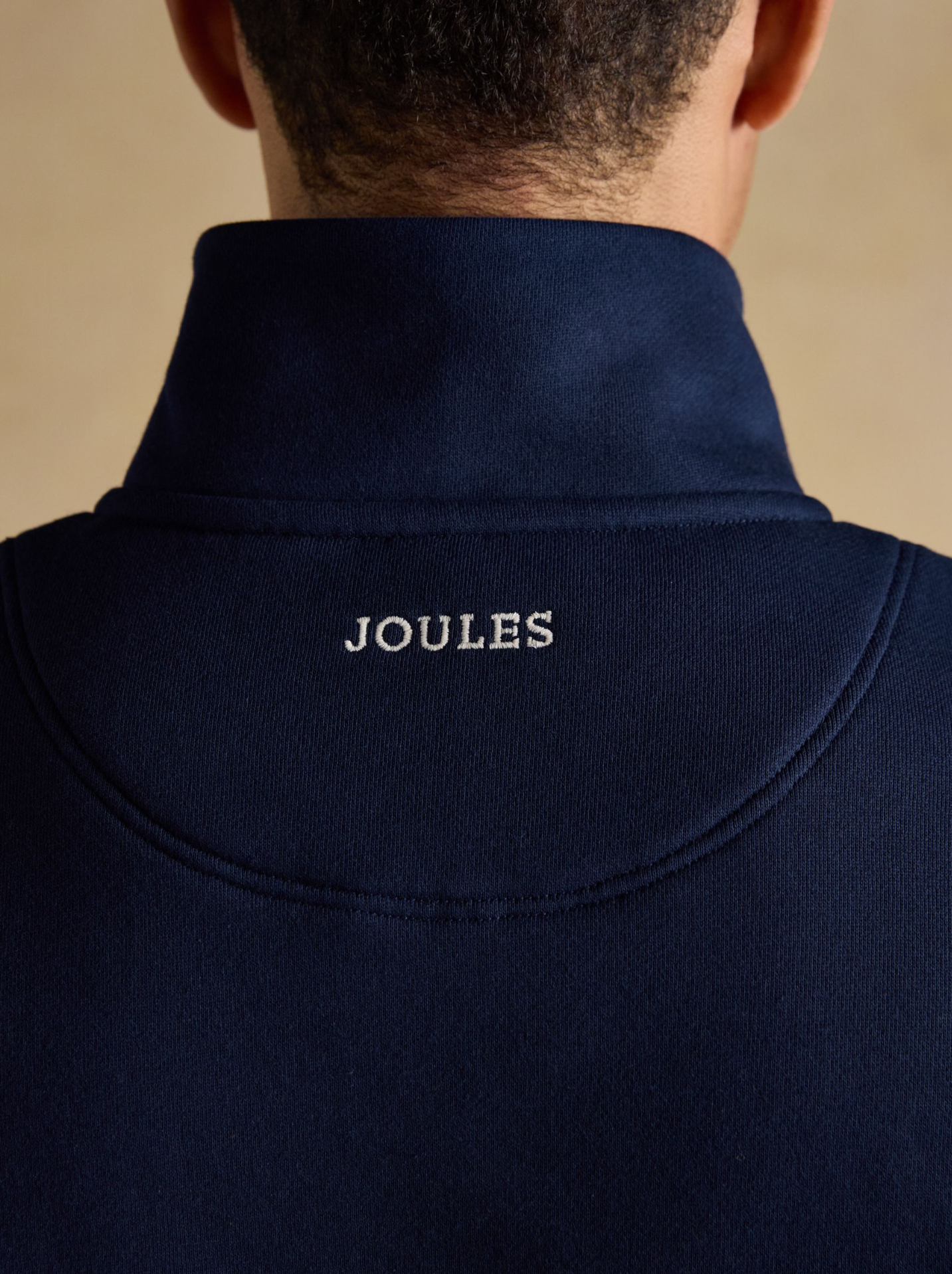 Joules Zip Through Track Sweatshirt Navy