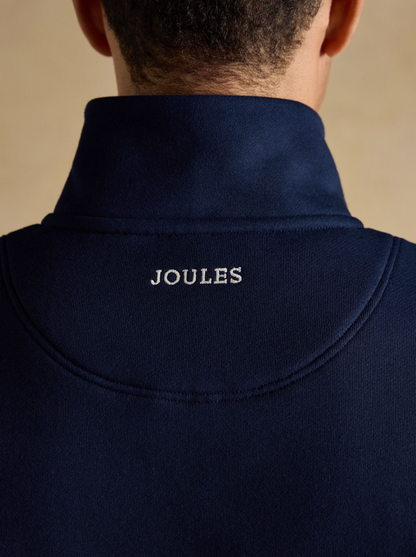 Joules Zip Through Track Sweatshirt Navy
