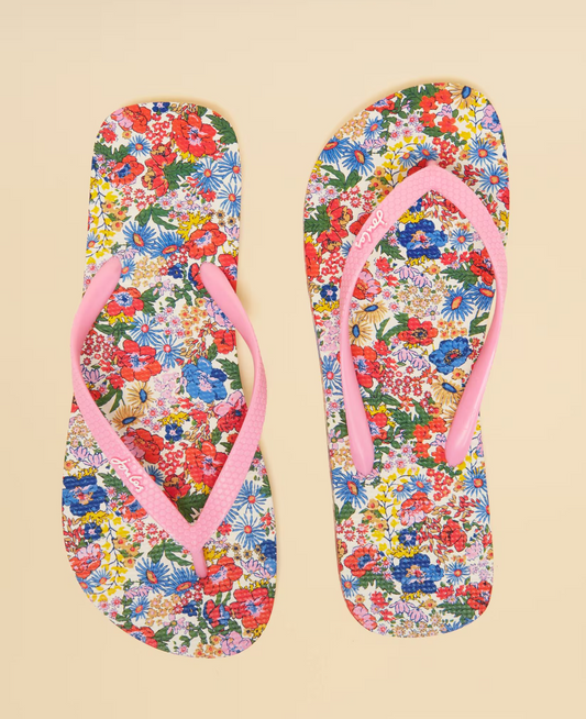 Sandy Ditsy Printed Flip Flops
