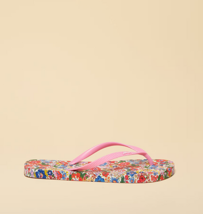 Joules Sandy Ditsy Printed Flip Flops