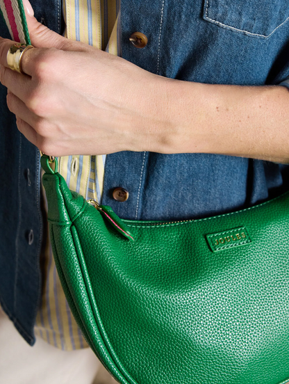 Jade Half Moon Cross Body Bag