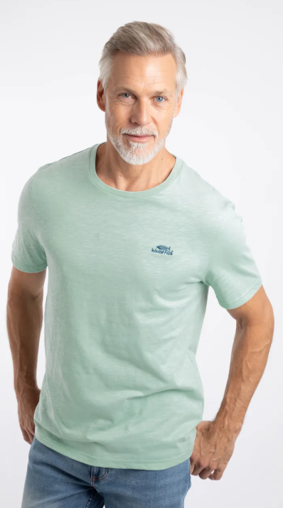 Fished Branded Mint Green T-shirt
