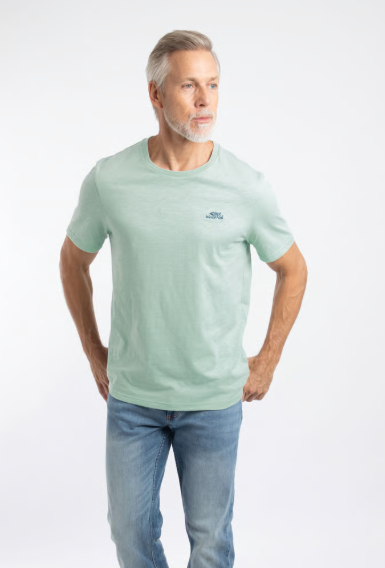 Weird Fish Fished Branded T-shirt Mint Green