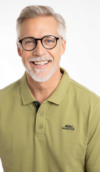 Miles Pique Washed Oak Polo Shirt