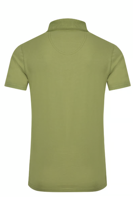 Miles Pique Washed Oak Polo Shirt