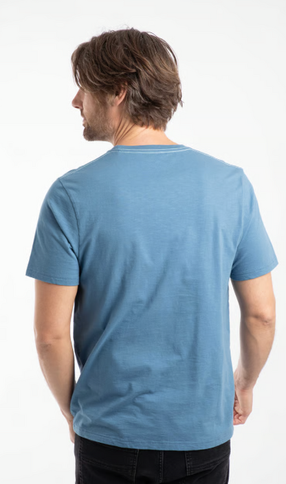 Weird Fish Out Of Water T-shirt Washed Blue
