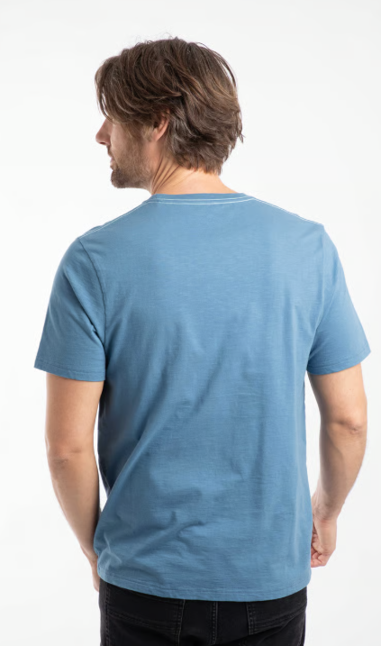 Fish Out Of Water Washed Blue T-shirt
