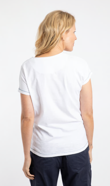 Weird Fish Walking Club White T-Shirt