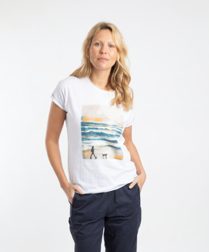 Weird Fish Walking Club White T-Shirt