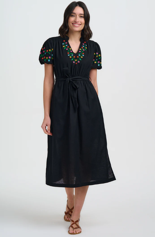 Sugarhill Brighton Lainey Midi Dress Black