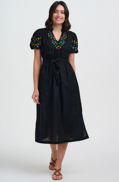 Sugarhill Brighton Lainey Midi Dress Black