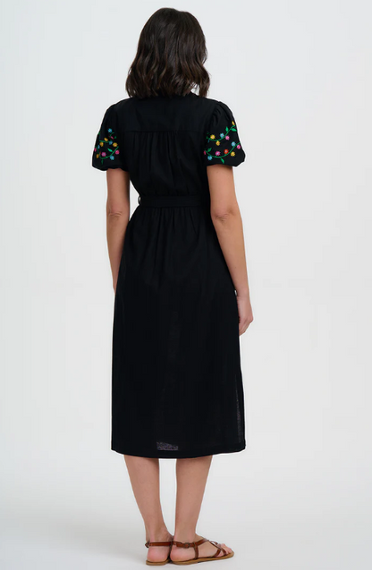Sugarhill Brighton Lainey Midi Dress Black