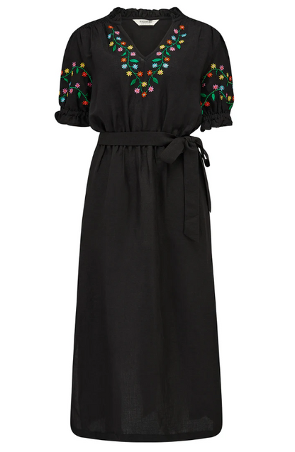 Sugarhill Brighton Lainey Midi Dress Black