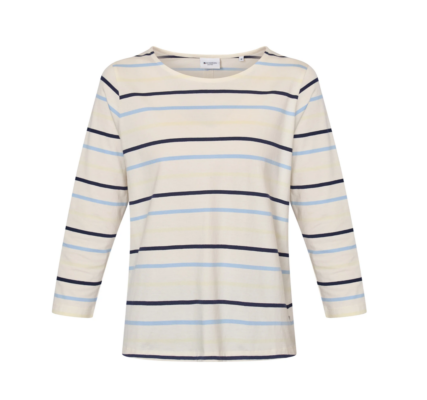 RedGreen Croco Stripe T-shirt Blue