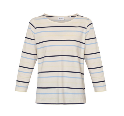 RedGreen Croco Stripe T-shirt Blue
